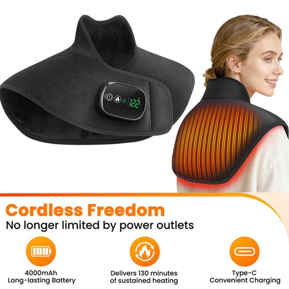 Anti Fatigue Mat - Cordless Electric Heating Shoulder Neck Pad
