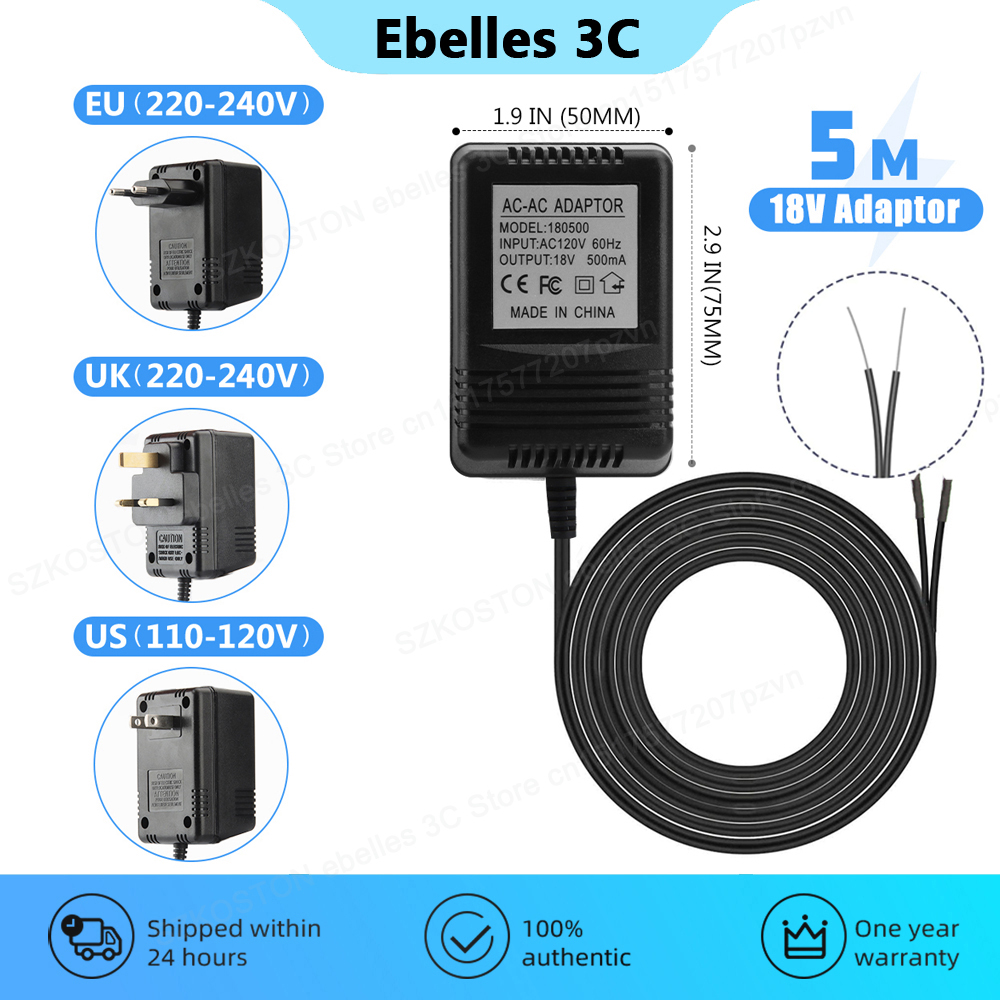 Home Office Uk - 18V AC Transformer Charger for Ring