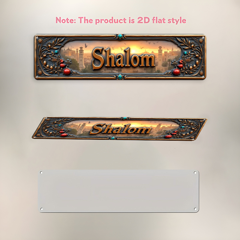 CIFBUY Vintage Shalom Hebrew A - đánh giá và giá Home Office Art