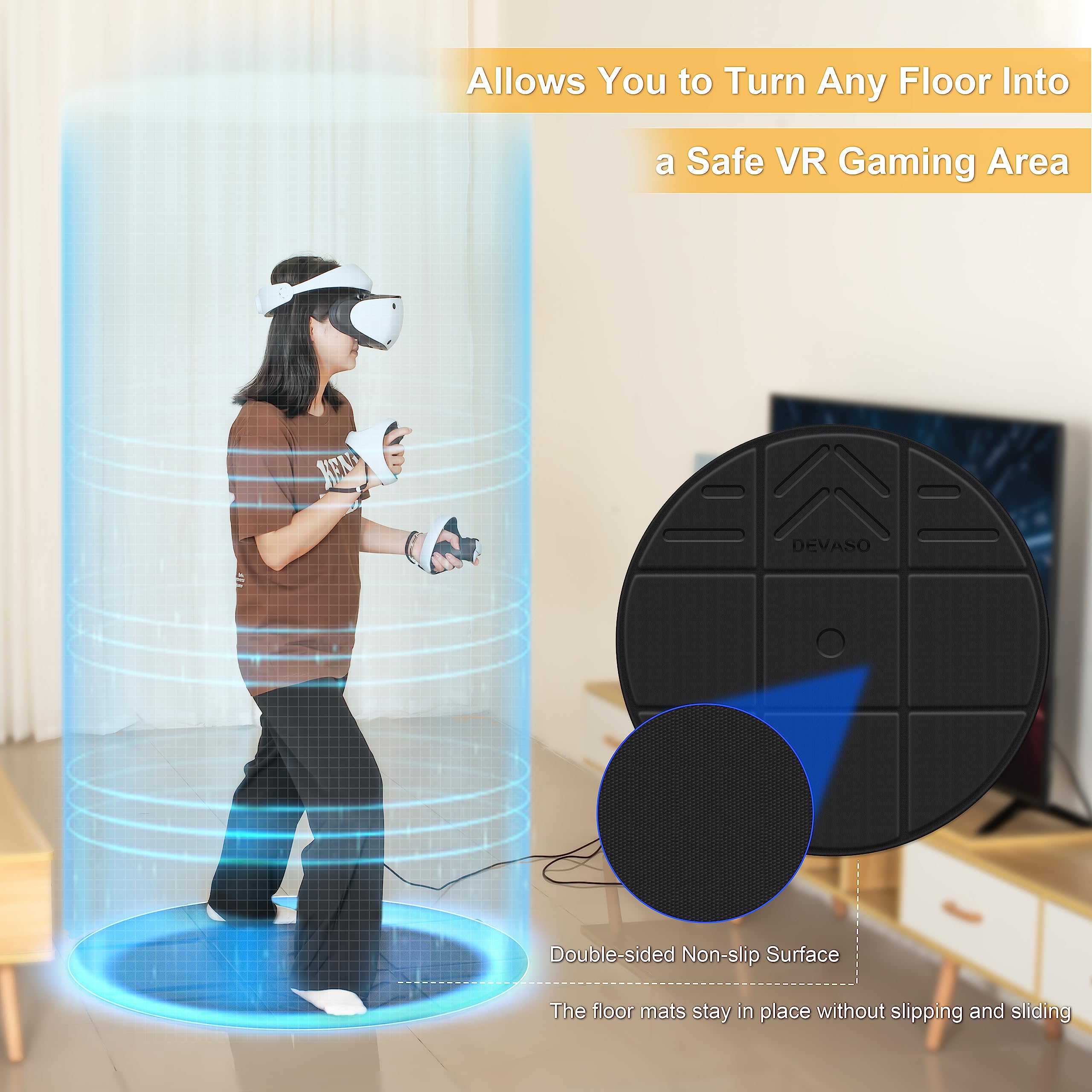 Foldable VR Mat for Meta Quest - đánh giá và giá Anti Fatigue Mat
