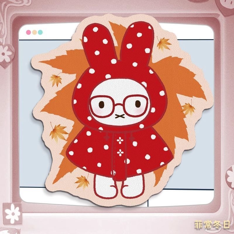 Anime Miffy Leather Mouse Pad  - đánh giá và giá Wrist Rest Pad