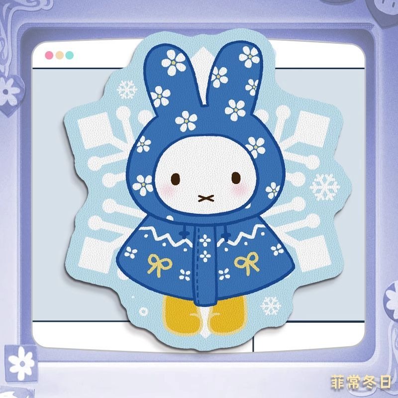 Anime Miffy Leather Mouse Pad  - đánh giá và giá Wrist Rest Pad