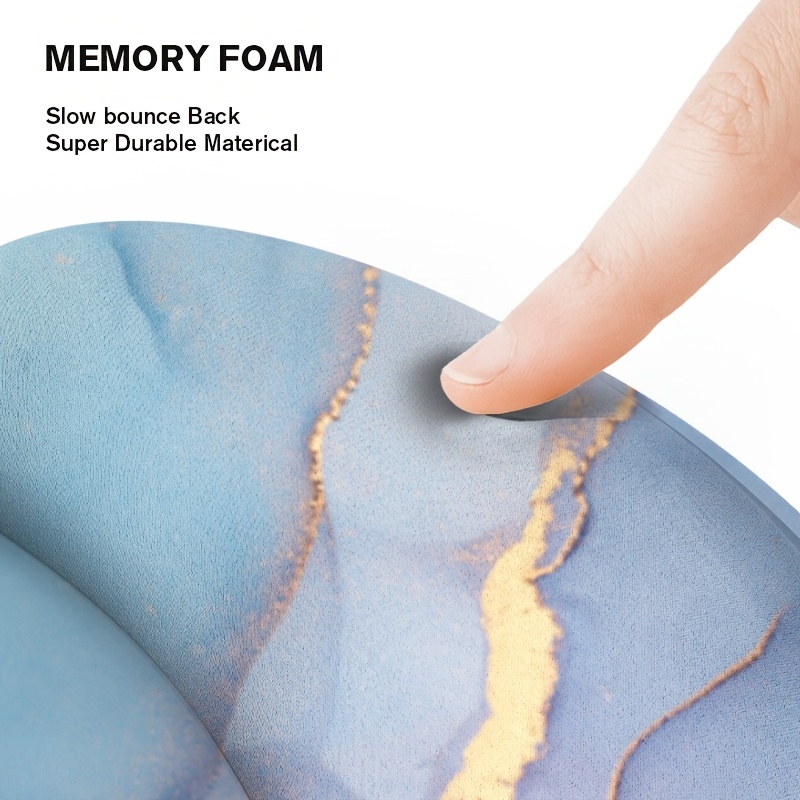 Powder Blue Gradient Marble Te - đánh giá và giá Wrist Rest Pad