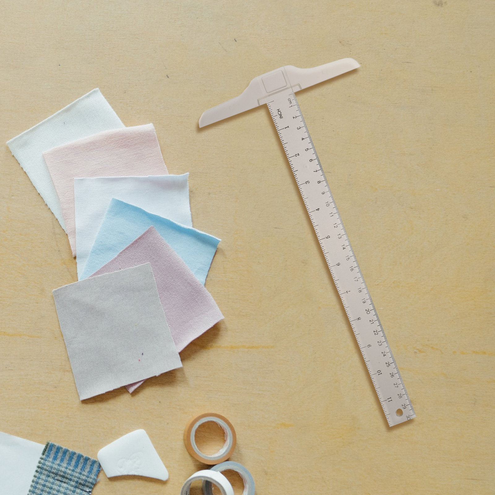 2Pcs T Shape Rulers Plastic Do - đánh giá và giá Home Office Student