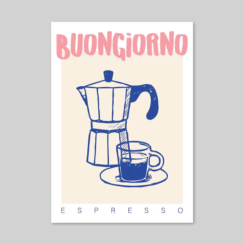 Modern Coffee Espresso Wall Ar - đánh giá và giá Home Office Kitchen