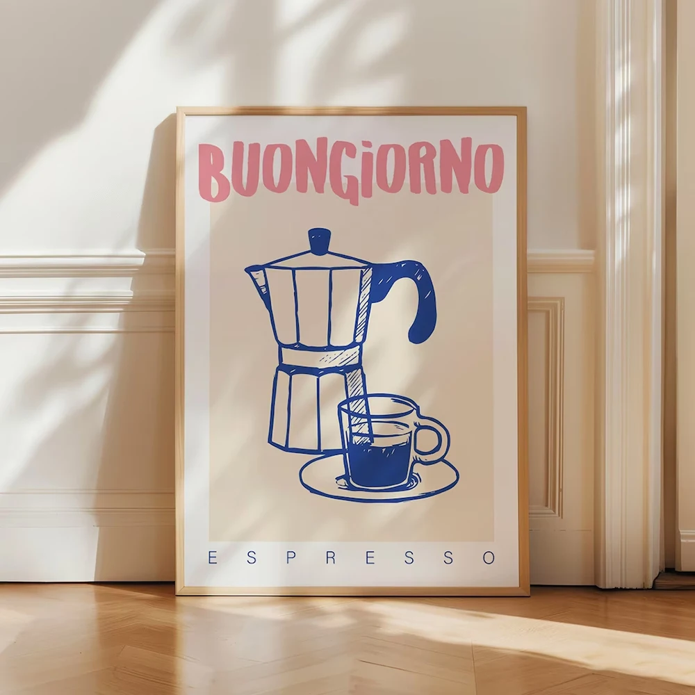 Modern Coffee Espresso Wall Ar - đánh giá và giá Home Office Kitchen
