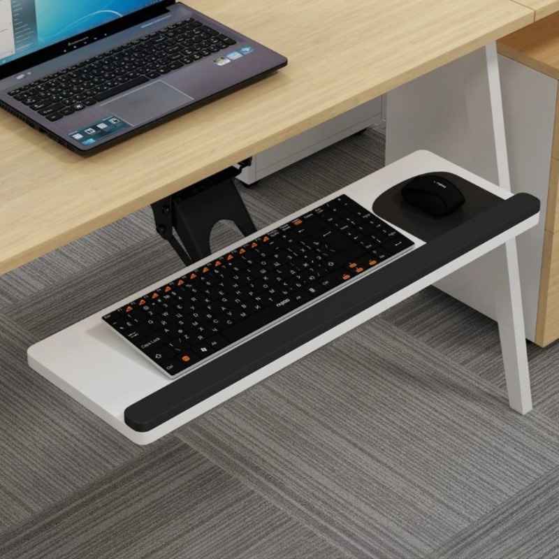 Keyboard Tray Under Desk Slidi - đánh giá và giá Wrist Rest Pad