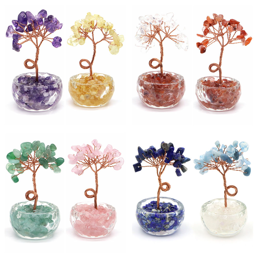 Natural Gemstone Crystal Lucky - đánh giá và giá Home Office Student
