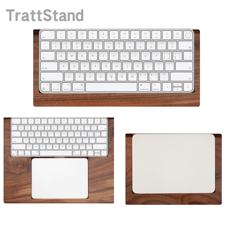 2 in 1 Walnut Solid Wooden Tra - đánh giá và giá Wrist Rest Pad