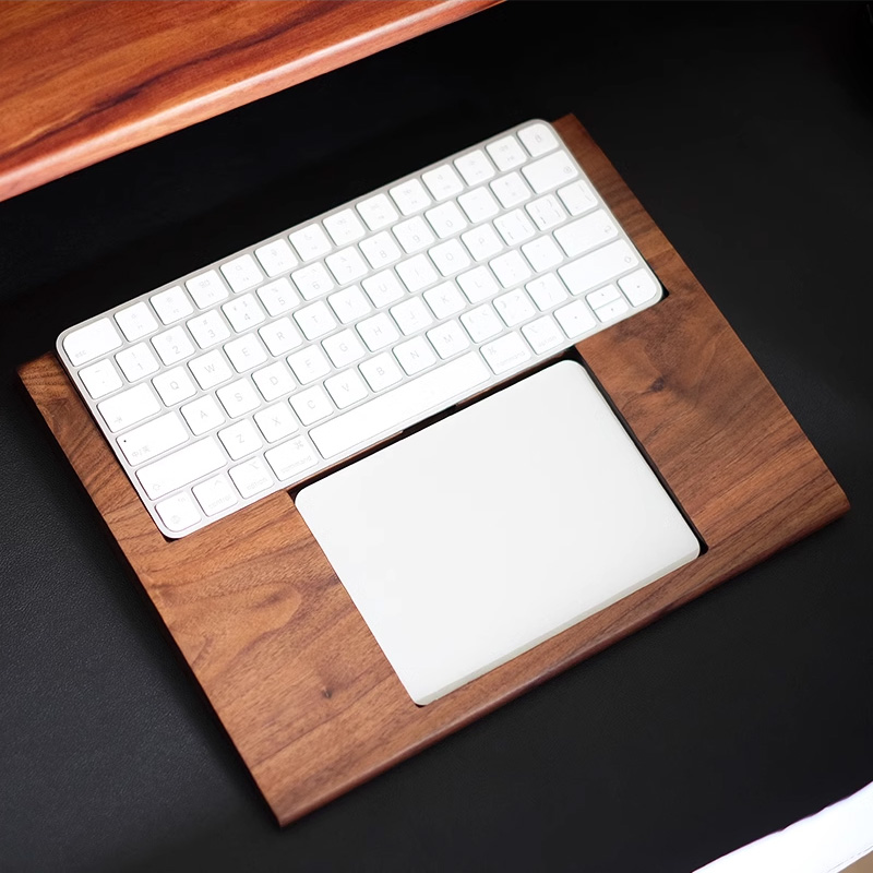 2 in 1 Walnut Solid Wooden Tra - đánh giá và giá Wrist Rest Pad