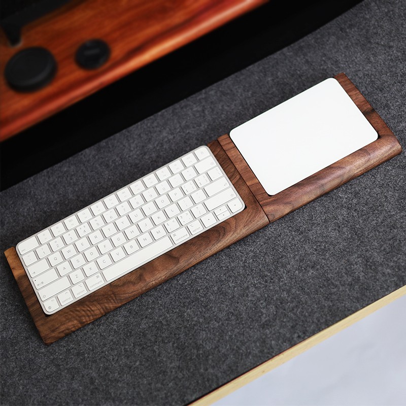 2 in 1 Walnut Solid Wooden Tra - đánh giá và giá Wrist Rest Pad