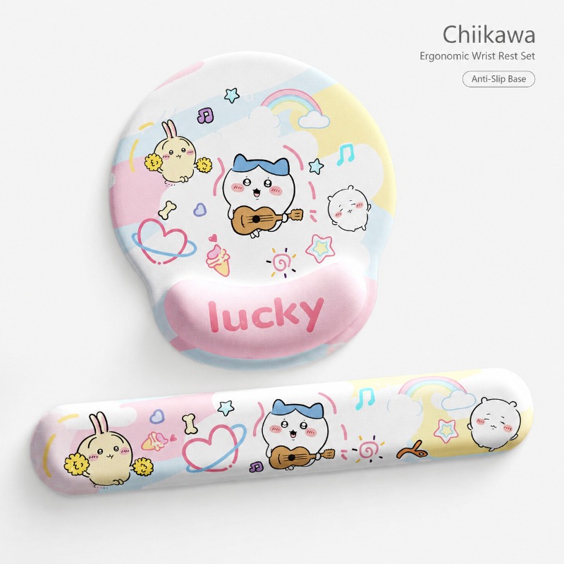 Cute Chiikawa Ergonomic Mouse  - đánh giá và giá Wrist Rest Pad