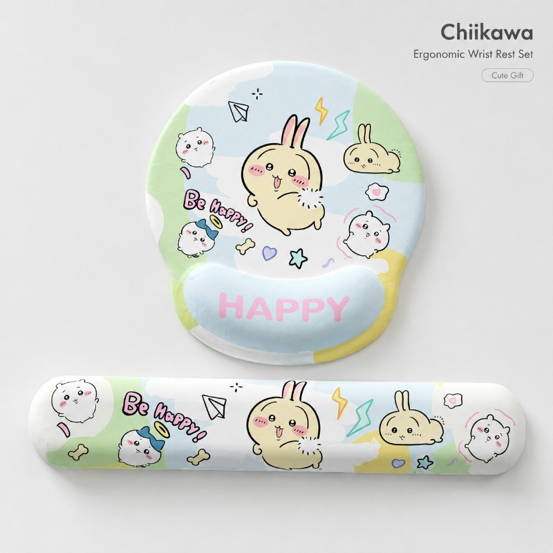 Cute Chiikawa Ergonomic Mouse  - đánh giá và giá Wrist Rest Pad
