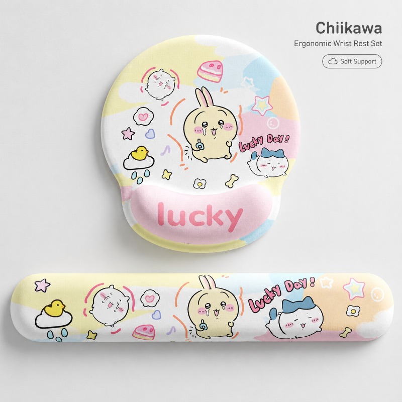 Cute Chiikawa Ergonomic Mouse  - đánh giá và giá Wrist Rest Pad