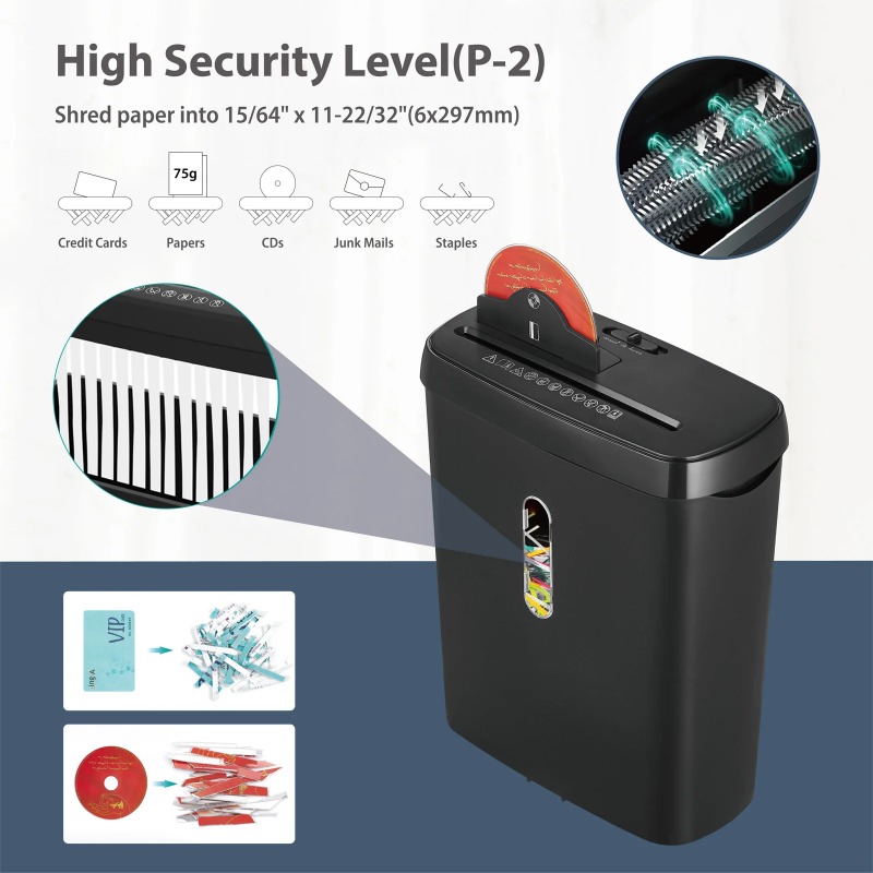 108P Shredder Office Large Cap - đánh giá và giá Home Office Paper Shredder