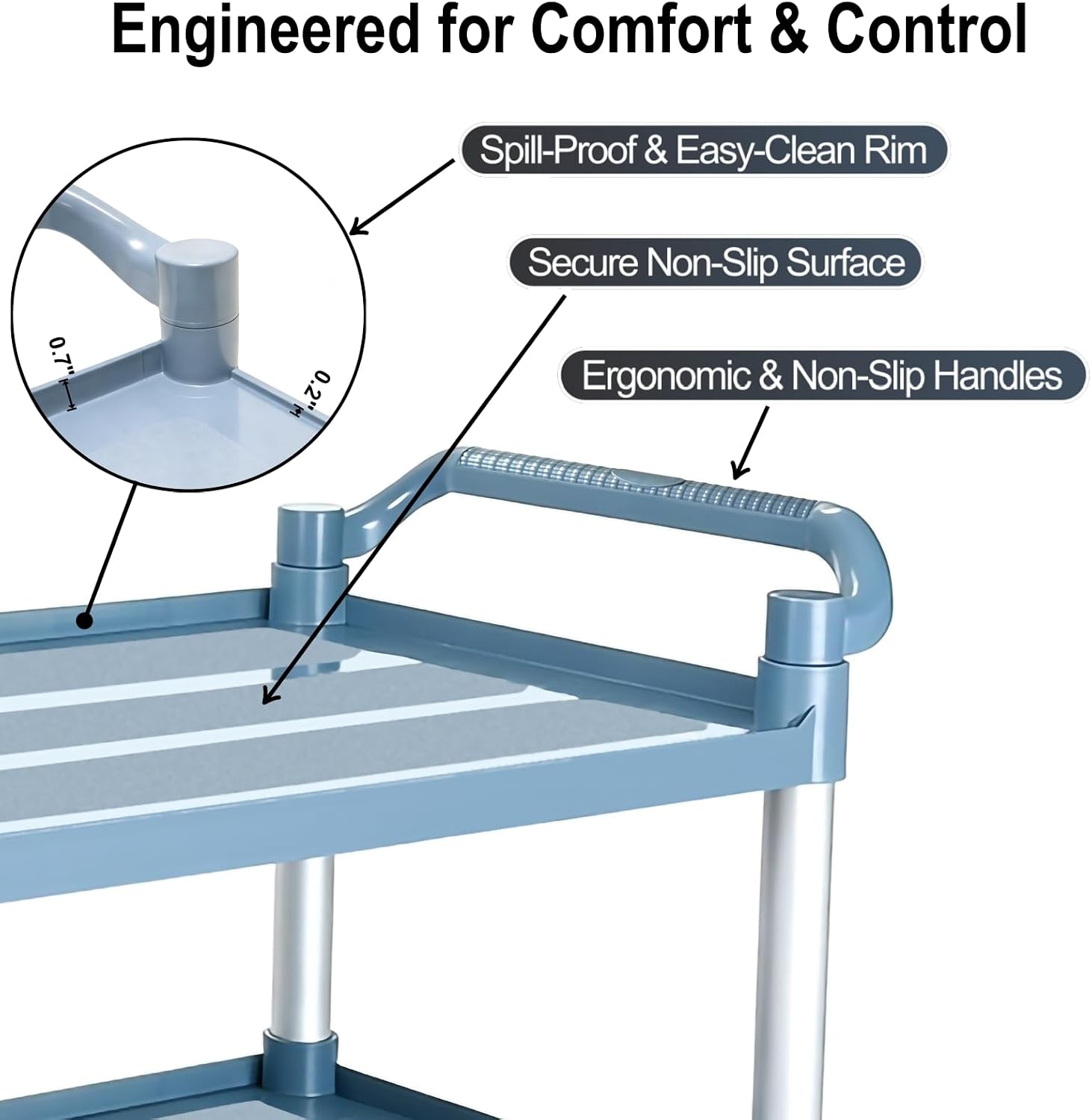 3-Tier Rolling Utility Service - đánh giá và giá Home Office Kitchen