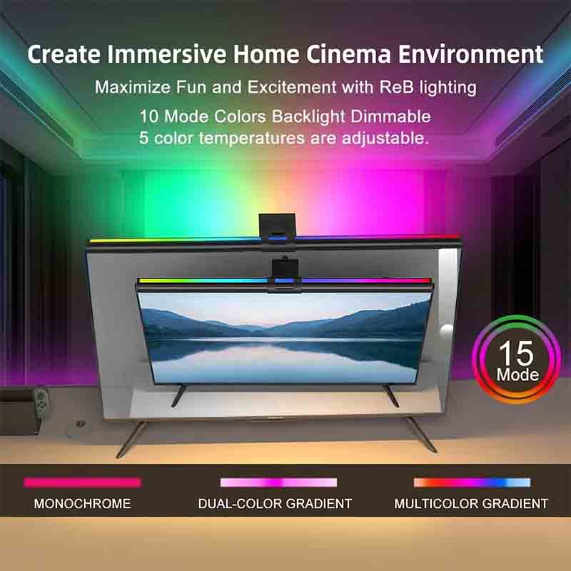60/80cm Monitor Light Bar RGB  - đánh giá và giá Home Office Work
