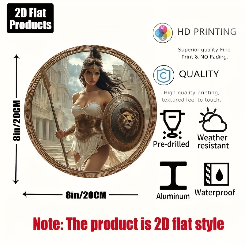 Vintage Greek Warrior Round Al - đánh giá và giá Home Office Kitchen