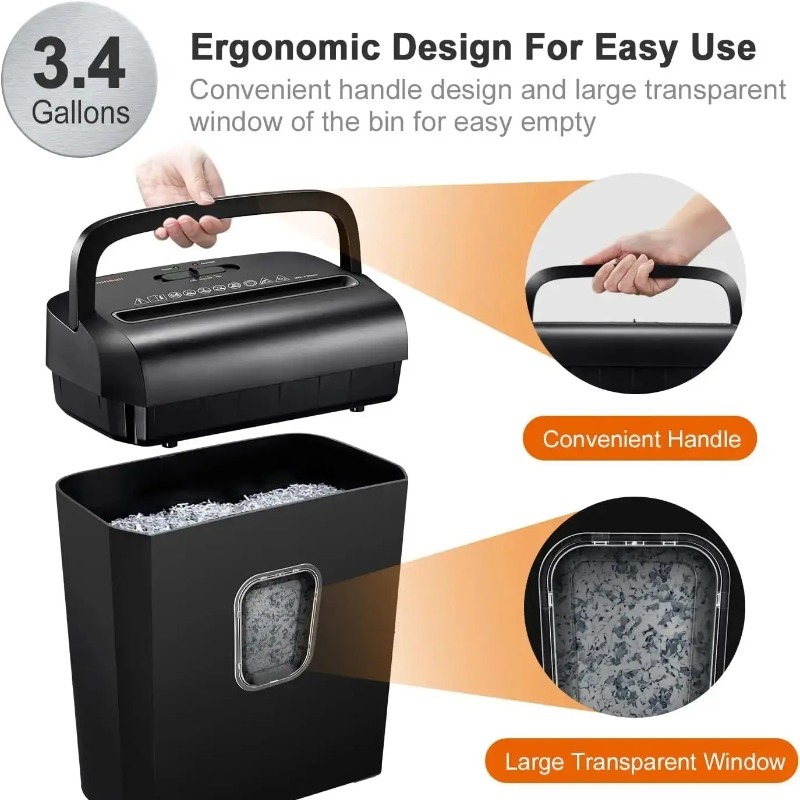 Bonsaii 6-Sheet Micro-Cut Pape - đánh giá và giá Home Office Paper Shredder