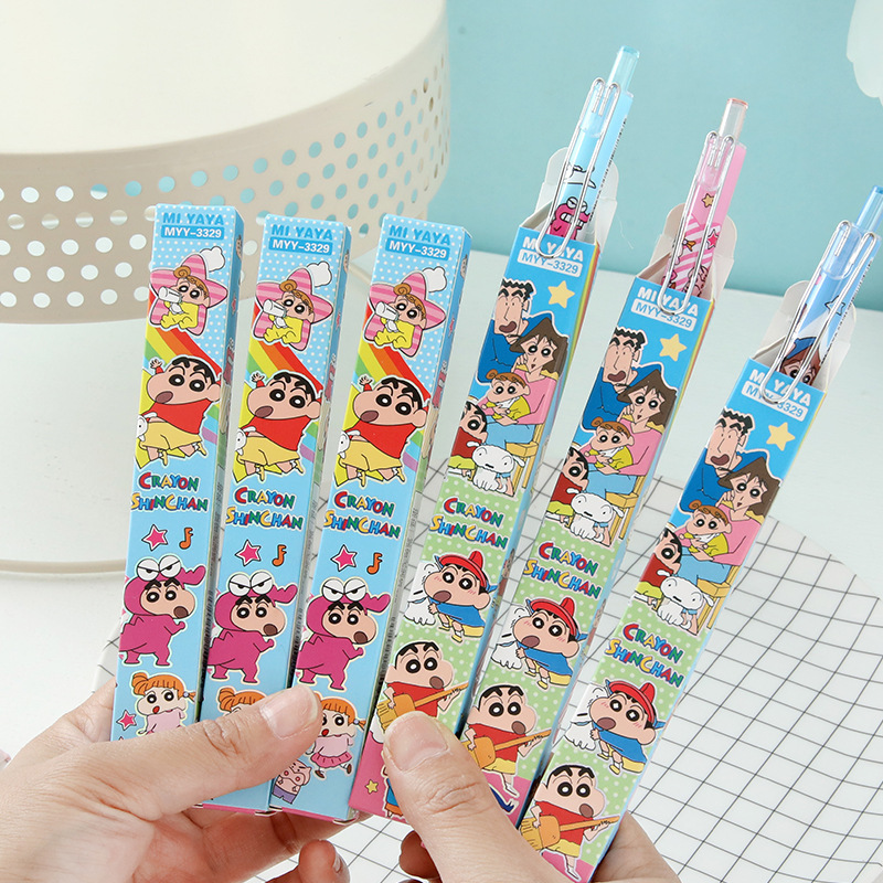 6Pcs Cartoon Crayon Shin-Chan  - đánh giá và giá Home Office Student