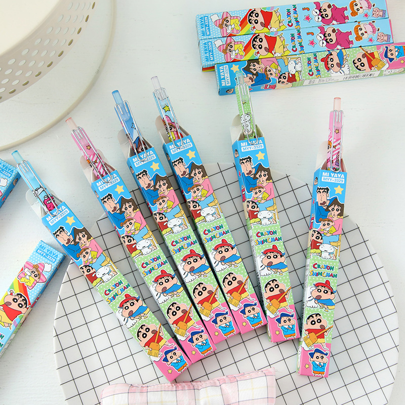 6Pcs Cartoon Crayon Shin-Chan  - đánh giá và giá Home Office Student