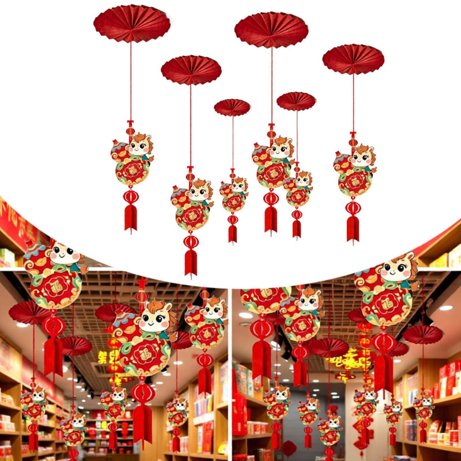 6Pcs Chinese New Year Ceiling  - đánh giá và giá Home Office Holidays 2026