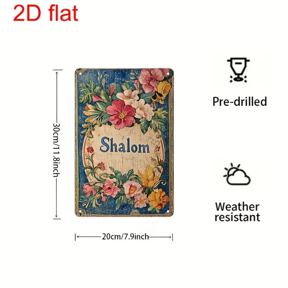 CIFBUY Vintage Floral Shalom A - đánh giá và giá Home Office Art