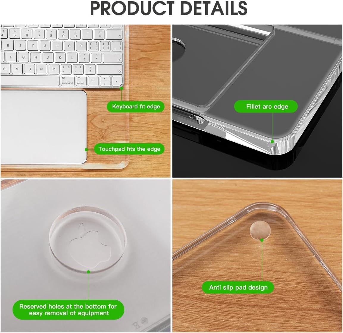 Transparent Acrylic Keyboard S - đánh giá và giá Wrist Rest Pad