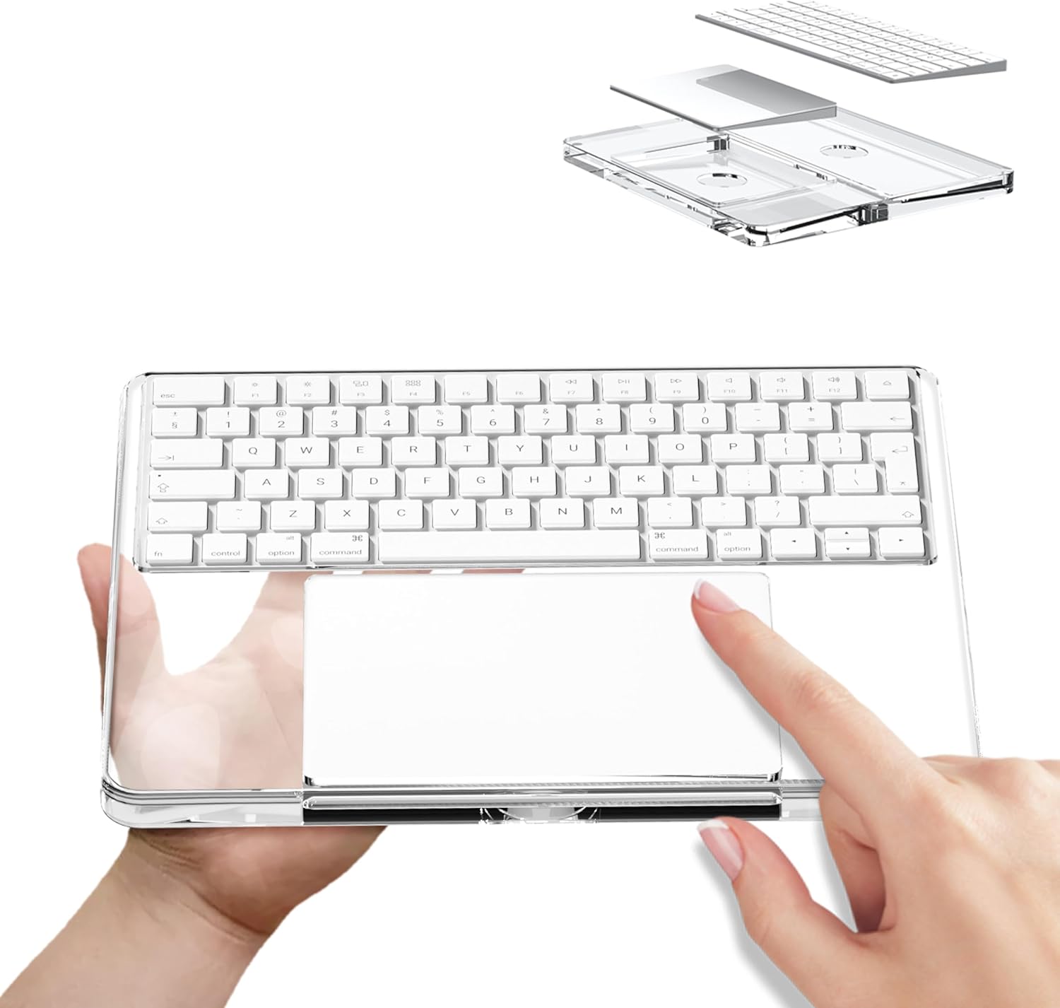 Transparent Acrylic Keyboard S - đánh giá và giá Wrist Rest Pad