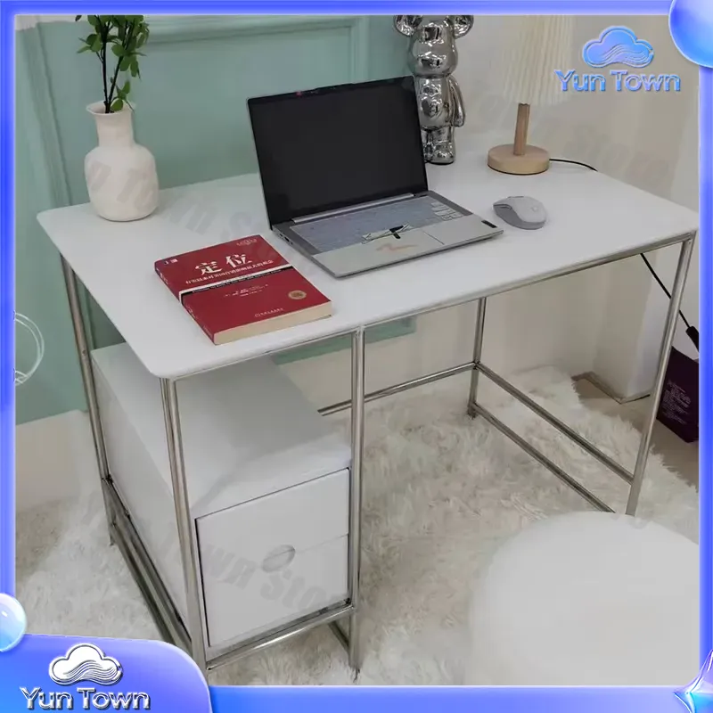 Simple Cream Computer Desk for - đánh giá và giá Home Office Of Ikea
